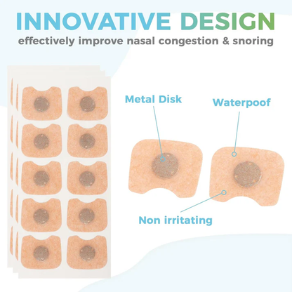 Magnetic Anti-Snoring Nasal Strips (Pack of 15)