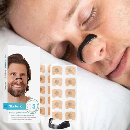 Magnetic Anti-Snoring Nasal Strips (Pack of 15)