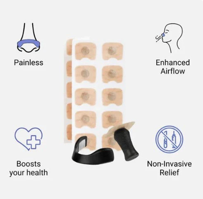 Magnetic Anti-Snoring Nasal Strips (Pack of 15)